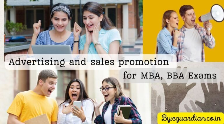MCQ on advertising and sales promotion for MBA, BBA Exams
