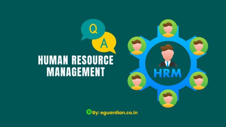 Human resource management multiple choice questions and answers