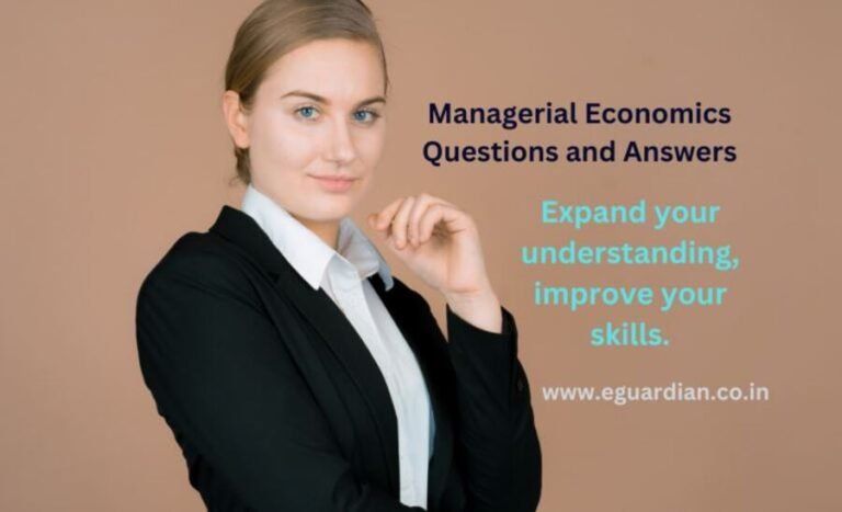 Managerial Economics Questions and Answers pdf