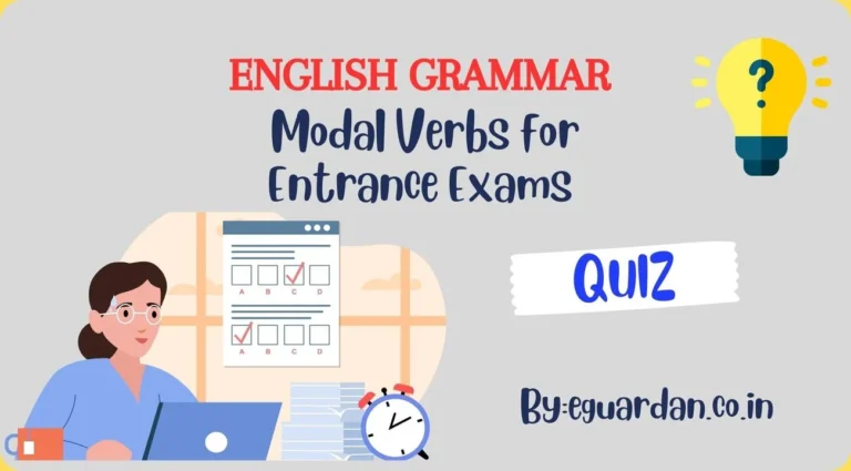 Modals Quiz for class 8