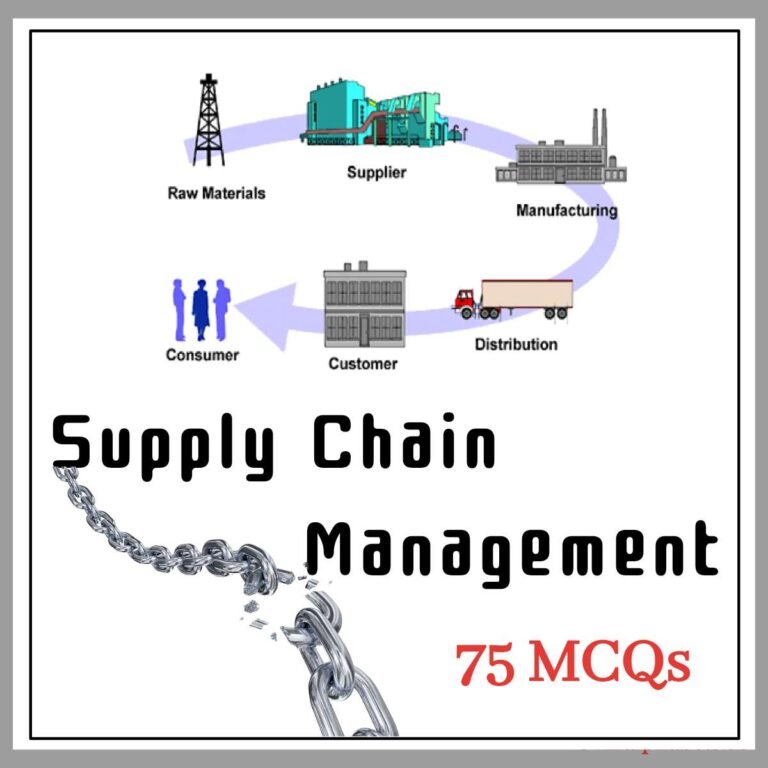 Supply Chain Management Multiple Choice Questions