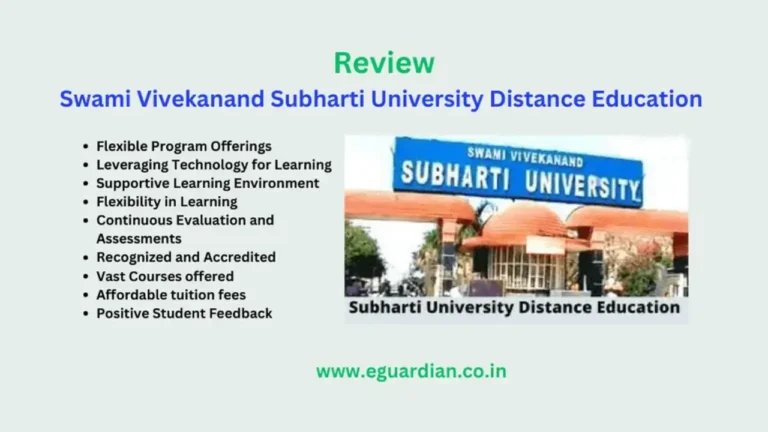 Swami Vivekanand Subharti University Distance Education Review