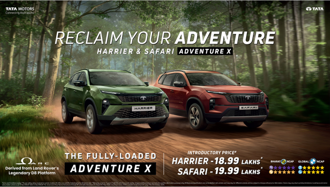 Tata Harrier Safari Adventure X Variants