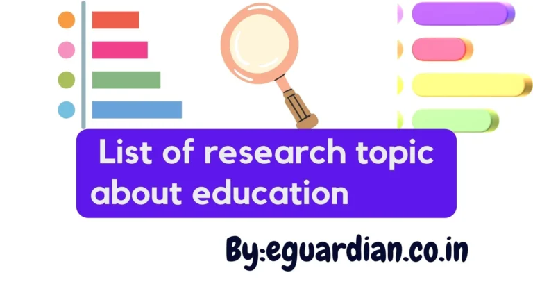 Top Research Topics in Education