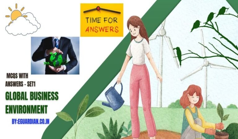 Global Business Environment MCQs with Answers – Set1
